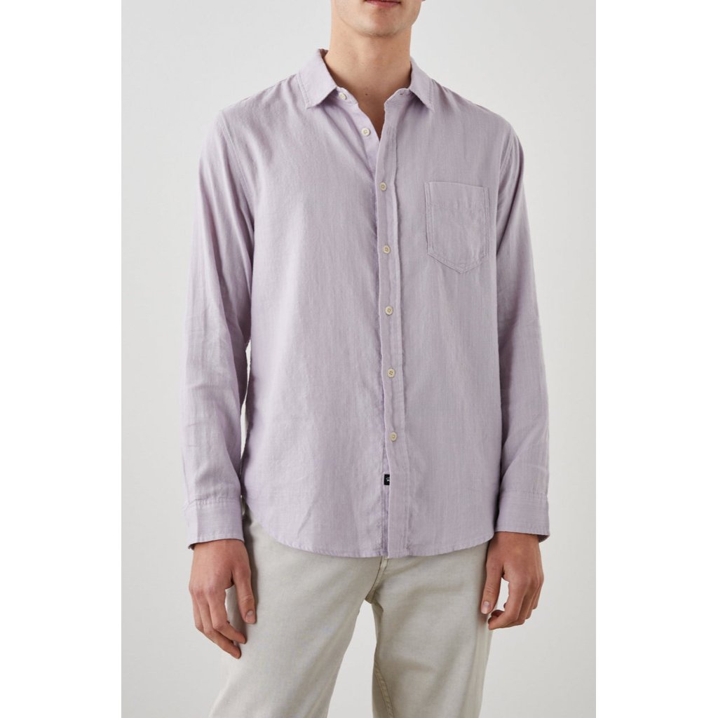Nwt Rails Mens Size Xxl Lavender Purple Wyatt Button Front Collared Shirt New